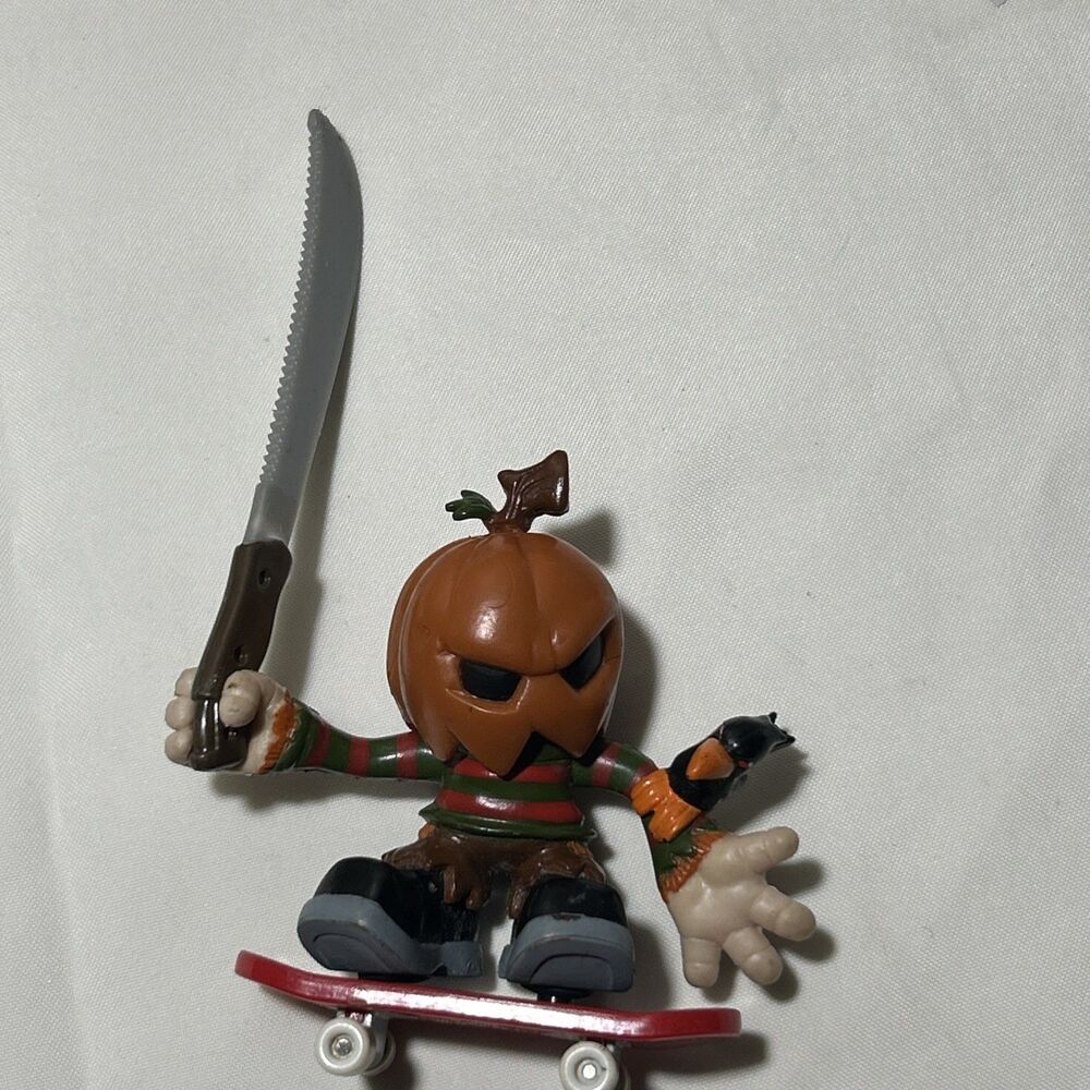 Vtg Tech Deck Dudes JACK Pumpkin Head Figure 2005 X-Concepts Arms 55 Scarecrow